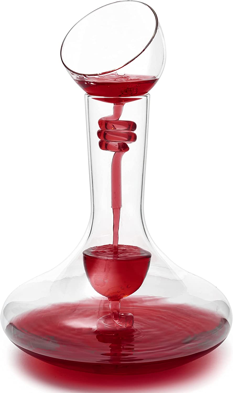 Unique Personalized Wine Tower Decanting & Aerator Set Customized Decanter Gifts for Men by Groovy Guy