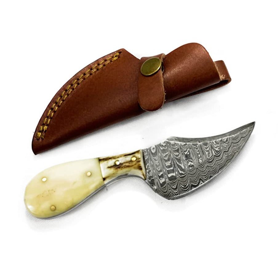 Unique Personalized Bone Dagger Customized Damascus Knife Gifts for Men by Groovy Guy