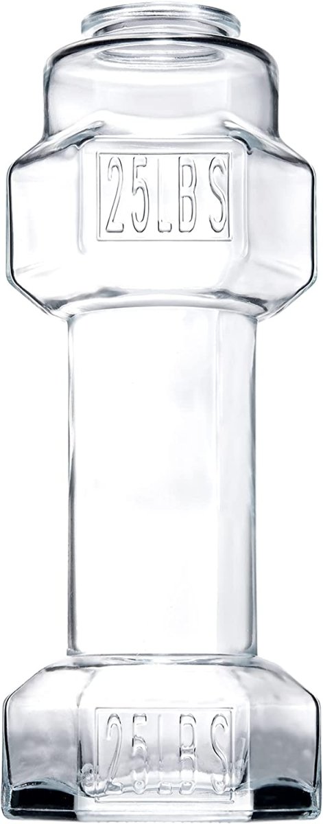 Unique Personalized Dumbbell Beer Glasses Customized Gifts for Men by Groovy Guy