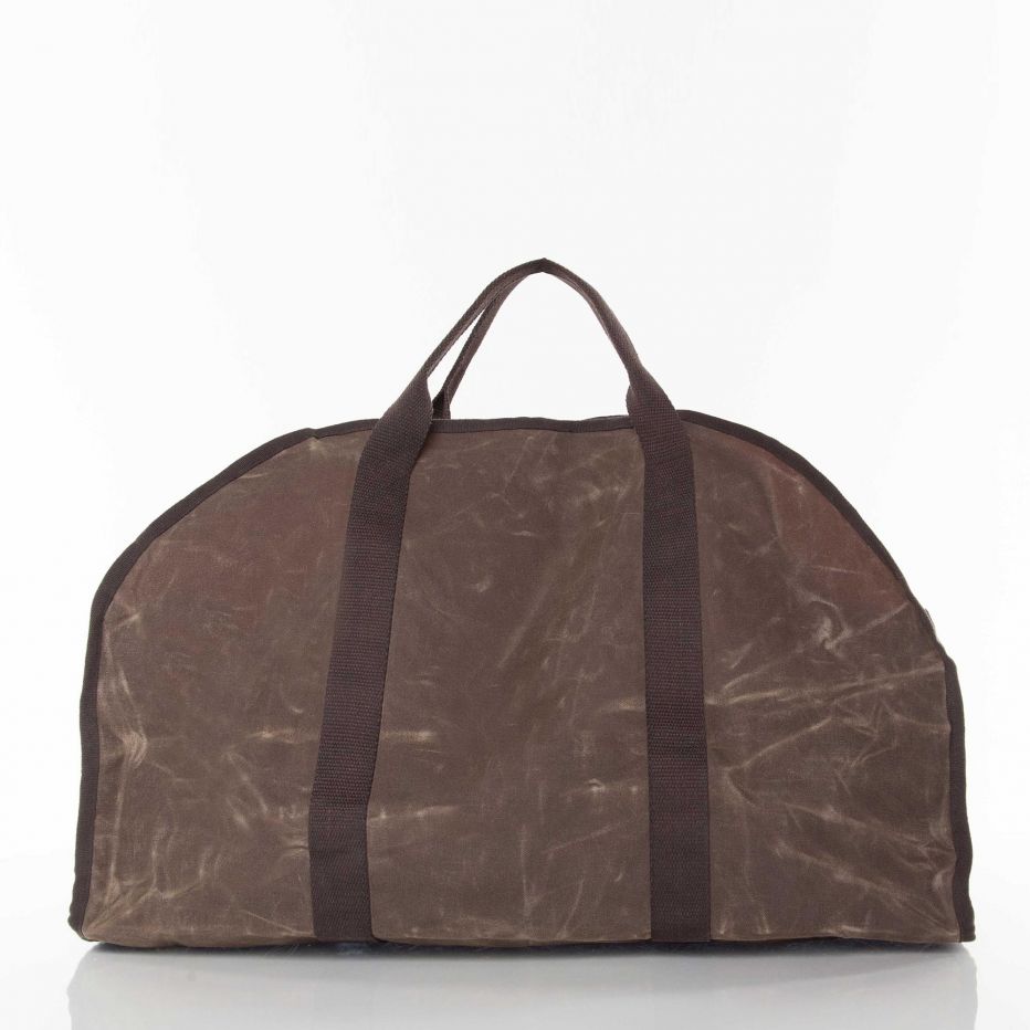 Unique Personalized Waxed Timber Transporter Customized Man Bags Gifts for Men by Groovy Guy