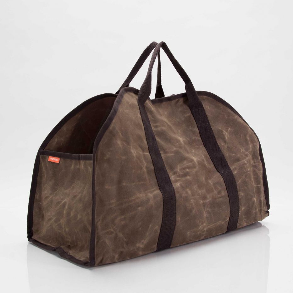 Unique Personalized Waxed Timber Transporter Customized Man Bags Gifts for Men by Groovy Guy