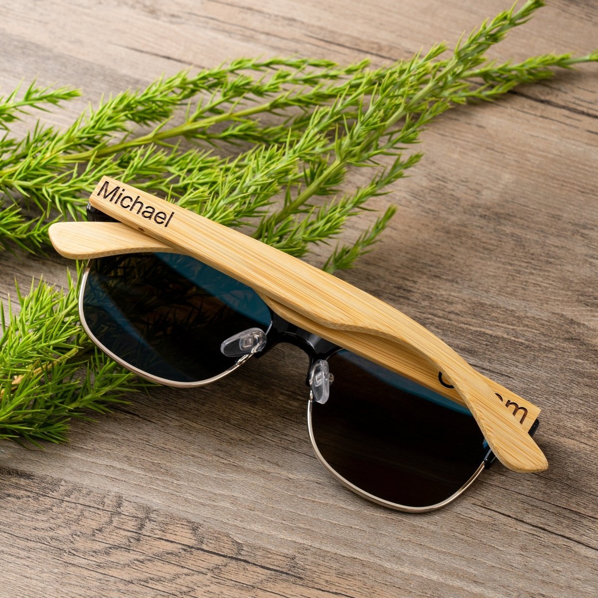 Unique Personalized Wooden Clubmasters Customized Sunglasses Gifts for Men by Groovy Guy