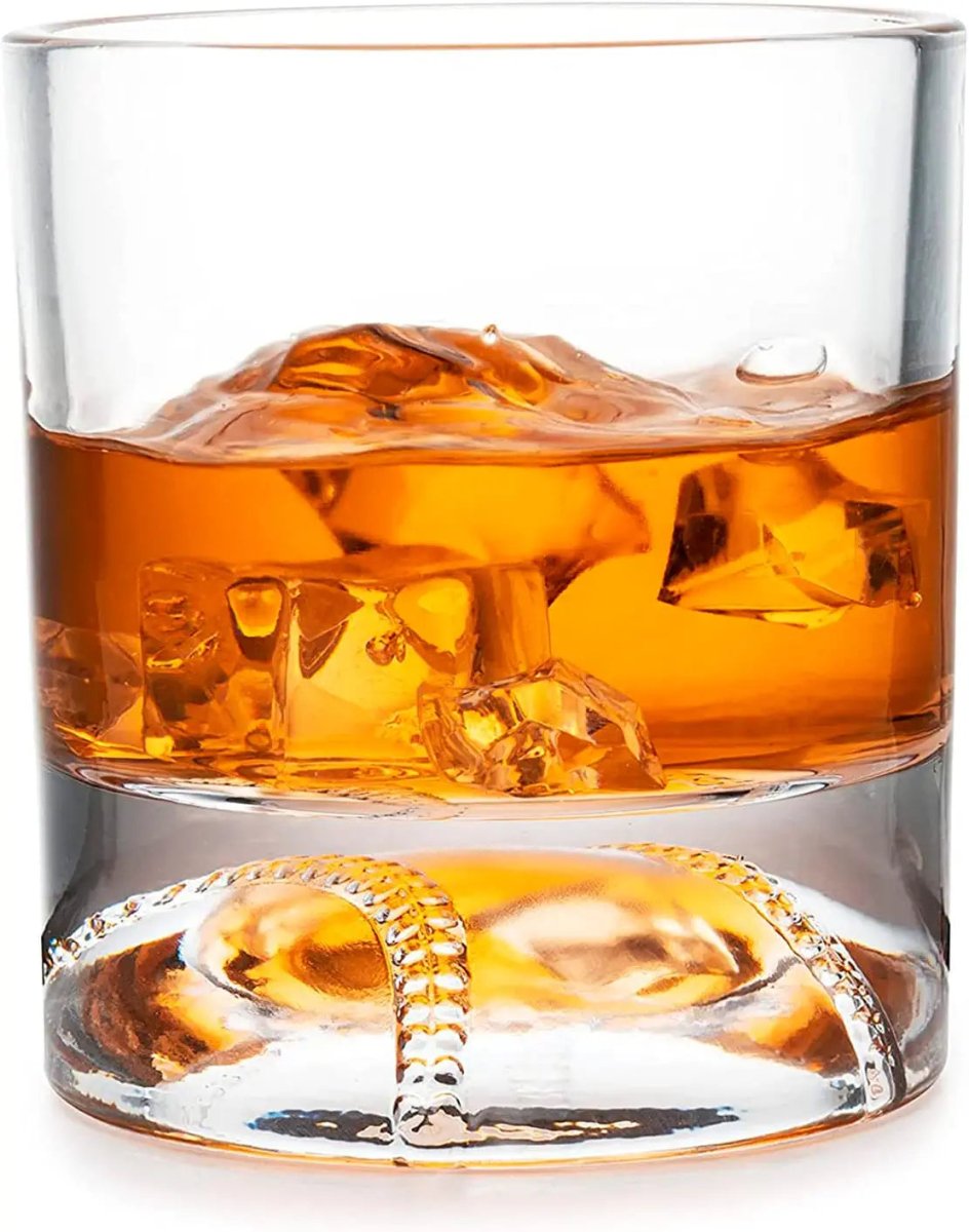 Unique Personalized Grand Slammer Whiskey Glass Customized Baseball Gifts for Men by Groovy Guy