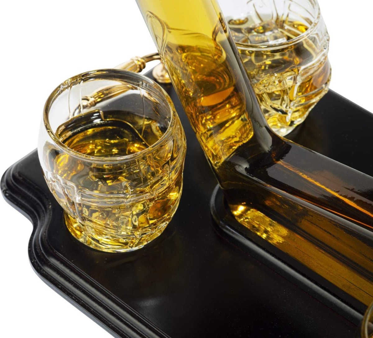Unique Personalized Hockey Whiskey Decanter Set Customized Decanters Gifts for Men by Groovy Guy