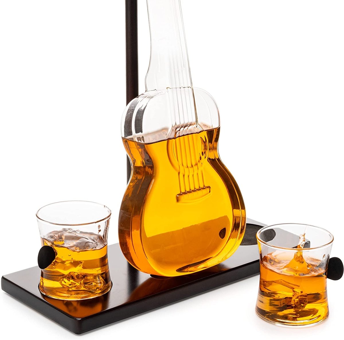 Unique Personalized Guitar Whiskey Decanter Customized Decanter Set Gifts for Men by Groovy Guy