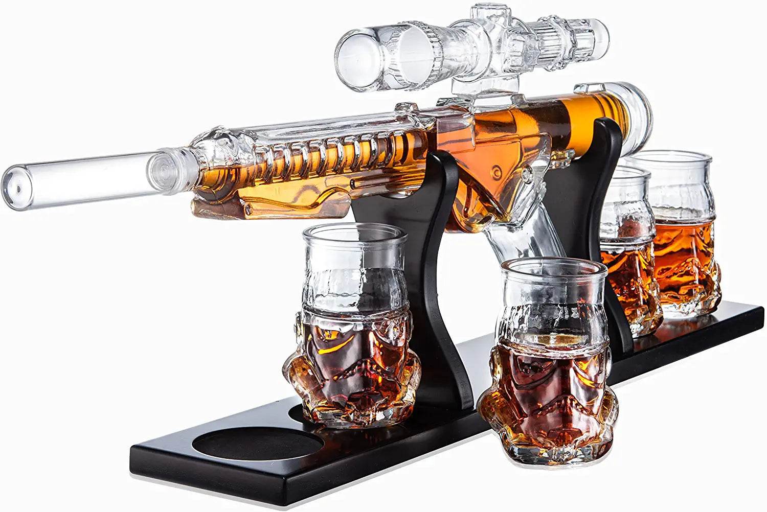 Unique Personalized Galactic Spirits: The Blaster Decanter Set Customized Decanter Set Gifts for Men by Groovy Guy