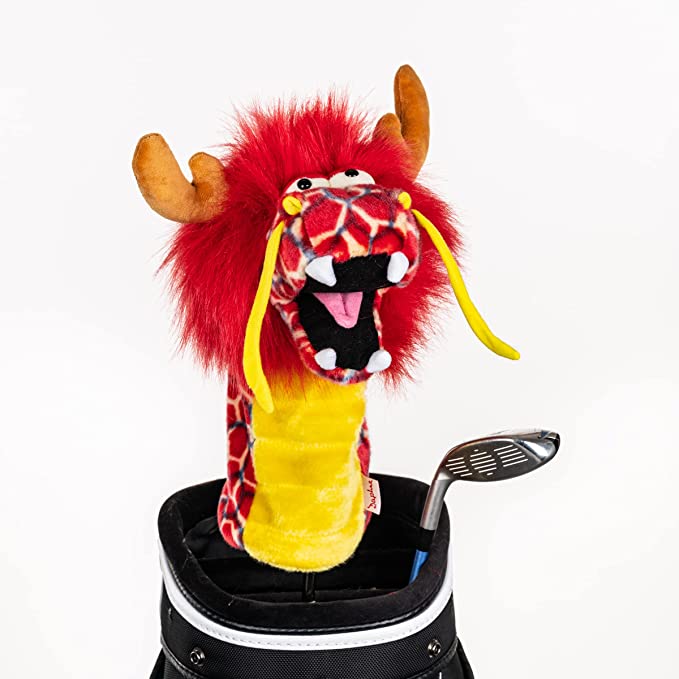 Unique Personalized Dragons Headcover Customized Golf Head Covers Gifts for Men by Groovy Guy