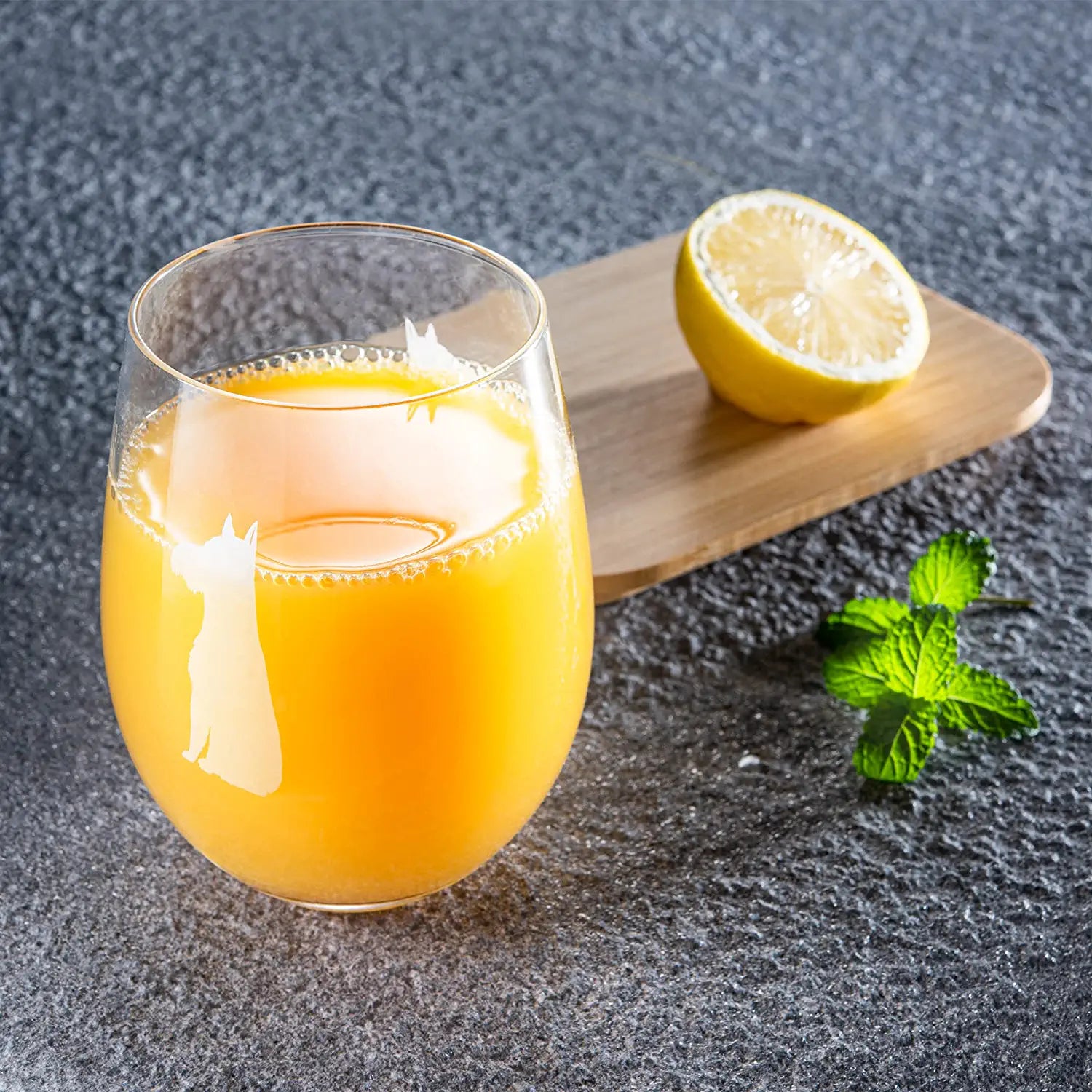 Unique Personalized Schnauzer Stemless Wine Glasses Set Customized Wine Glass Gifts for Men by Groovy Guy