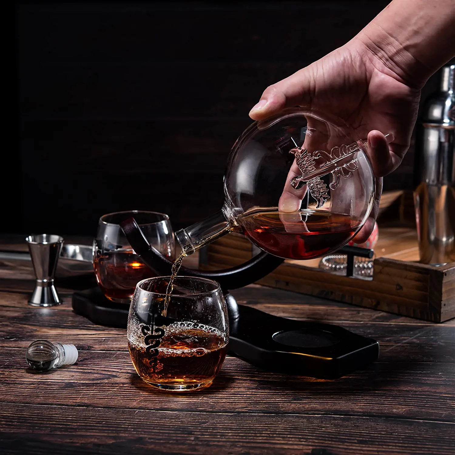 Unique Personalized Healthcare Worker Decanter Customized Decanter Gifts for Men by Groovy Guy