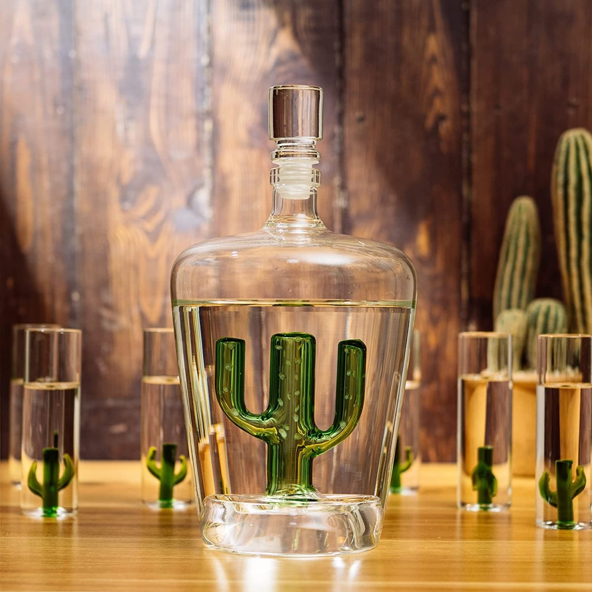 Unique Personalized Agave Tequila Decanter Set Customized Tequila Gifts for Men by Groovy Guy