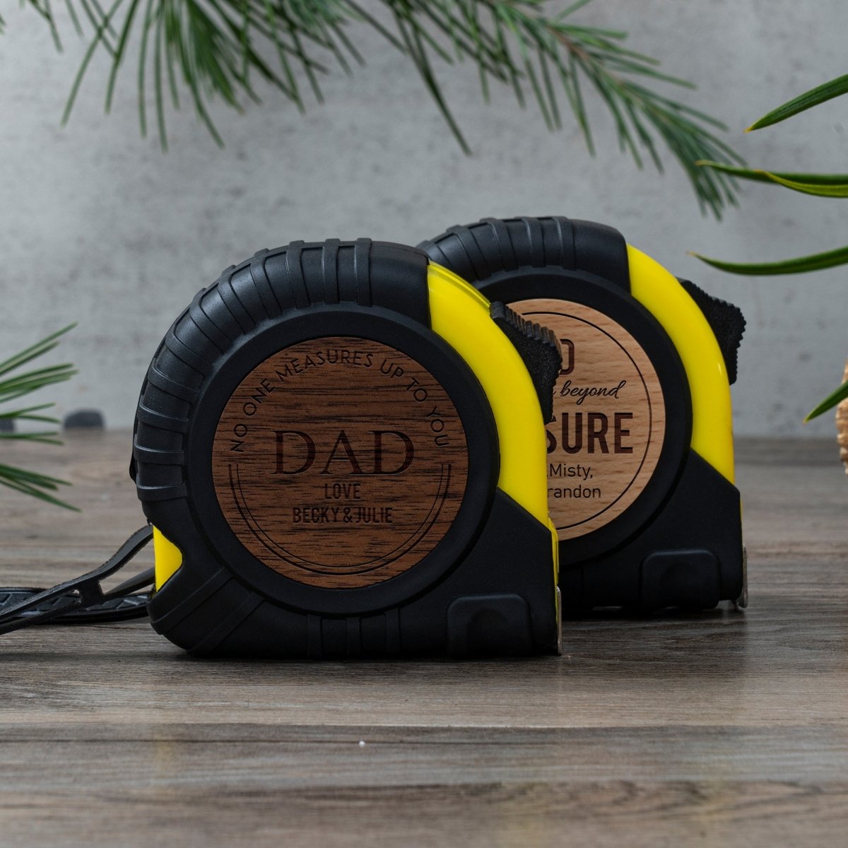 Unique Personalized Dads Tape Measure Customized Tools Gifts for Men by Groovy Guy