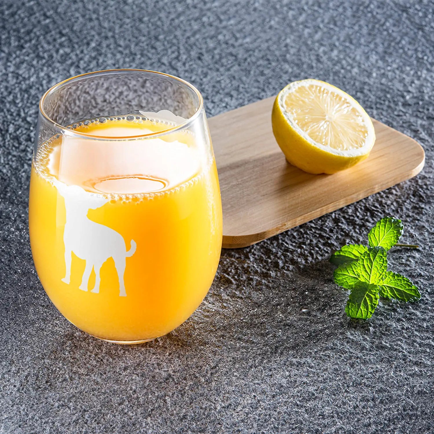 Unique Personalized Chihuahua Stemless Wine Glasses Set Customized Wine Glass Gifts for Men by Groovy Guy