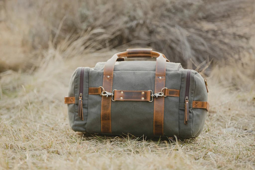 Unique Personalized 25L Overnight Canvas Duffel Customized Duffle Bag Gifts for Men by Groovy Guy