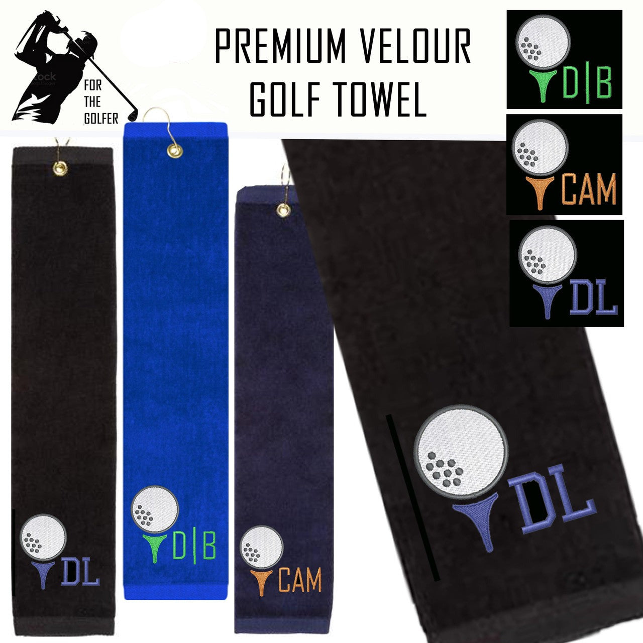 Premium Velour Golf Towel