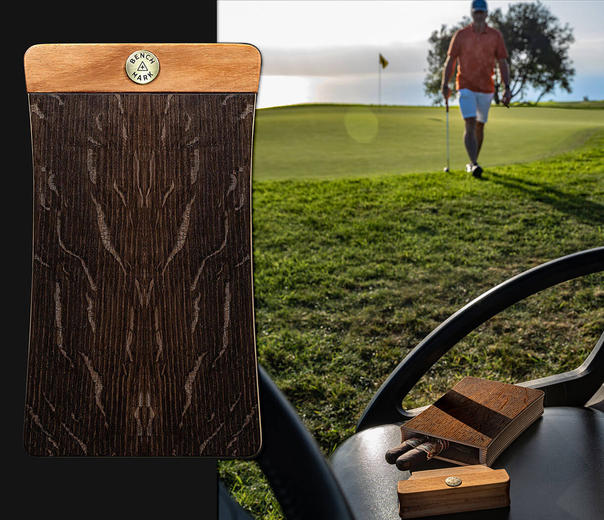 Unique Personalized White Oak Travel Humidor Customized Gifts for Men by Groovy Guy