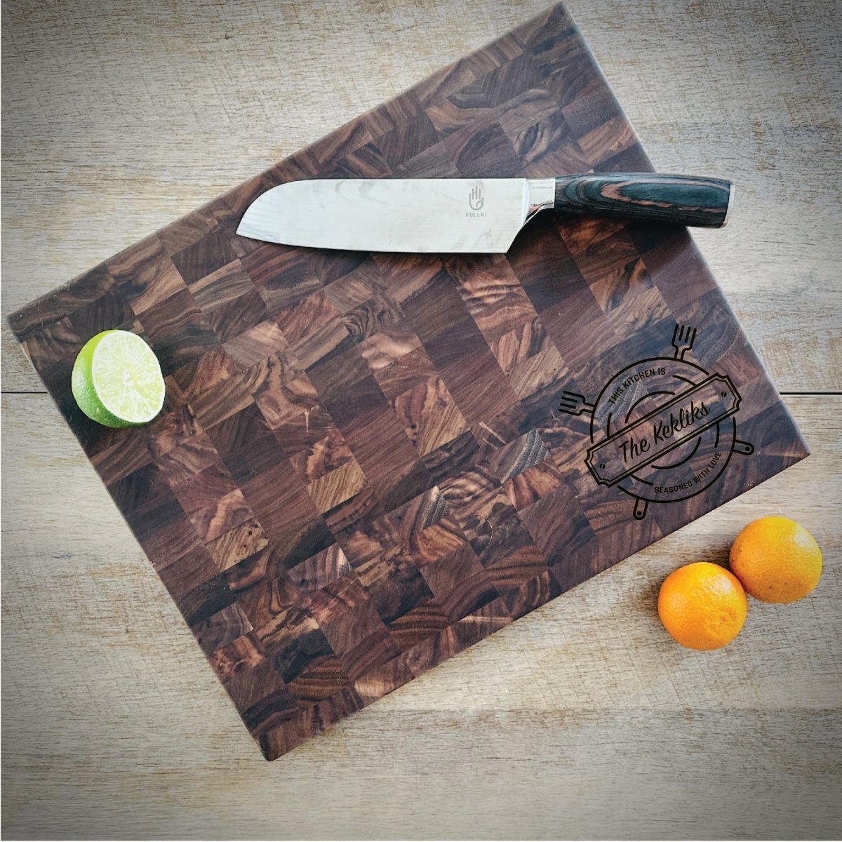 Unique Personalized Custom Butcher Block Customized cutting boards Gifts for Men by Groovy Guy