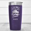 Purple Funny Old Man Tumbler With Classic Aged Design