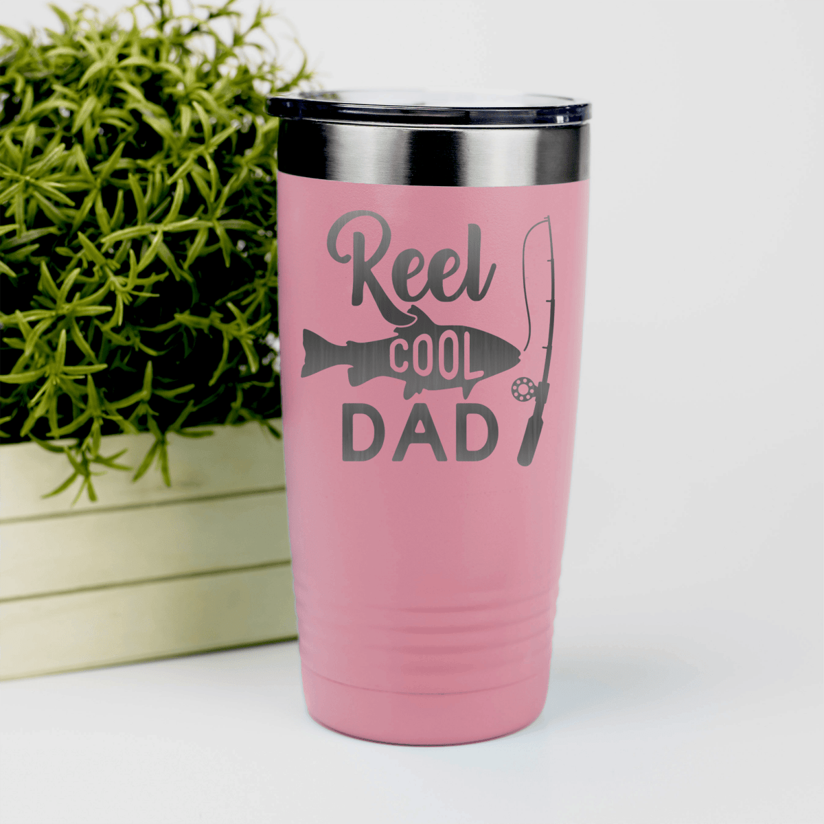 Salmon fathers day tumbler Coolest Fishing Dad