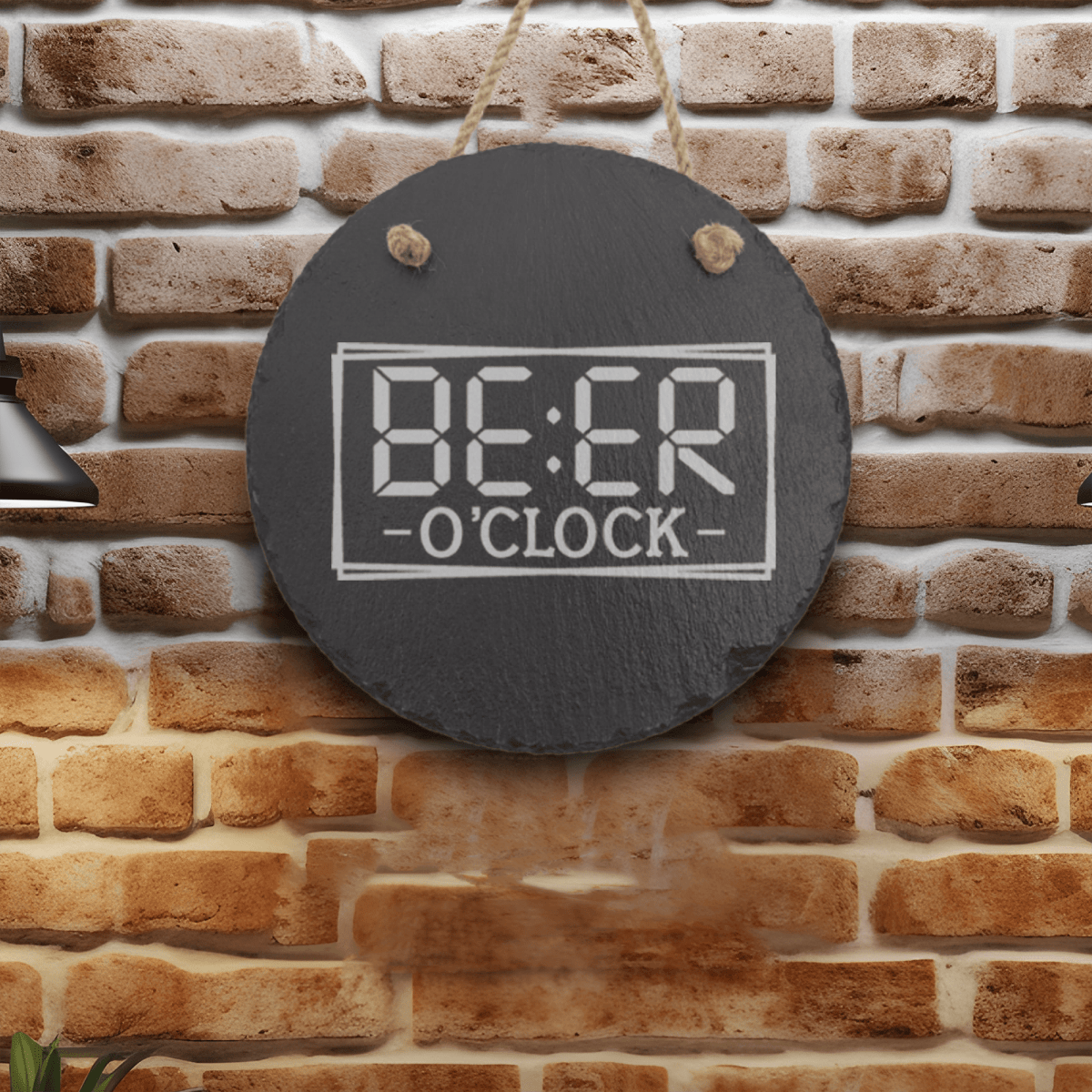 Unique Personalized Digital Beer Clock Slate Wall Decor Customized Man Cave Signs Gifts for Men by Groovy Guy