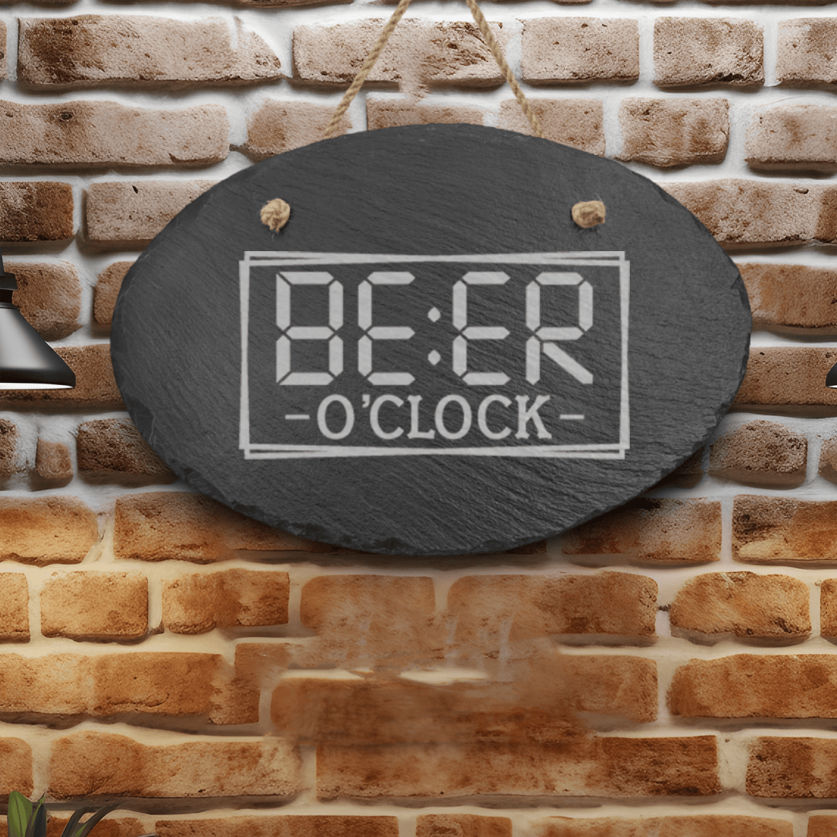 Unique Personalized Digital Beer Clock Slate Wall Decor Customized Man Cave Signs Gifts for Men by Groovy Guy