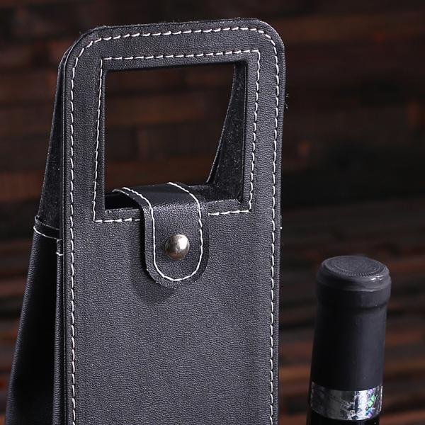 Unique Personalized Wine Tote Personalized Wine Carrier Customized Gifts for Men by Groovy Guy