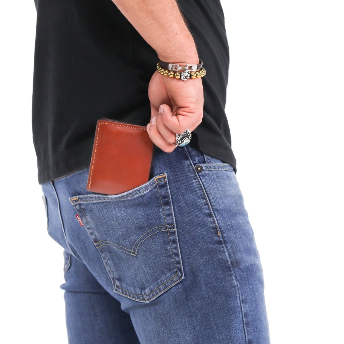 Unique Personalized Custom Leather Bifold Wallet Customized Wallet Gifts for Men by Groovy Guy