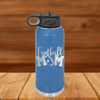 The Quintessential Football Mom 32 Oz Water Bottle