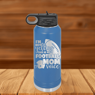 Loud & Proud Football Mom 32 Oz Water Bottle