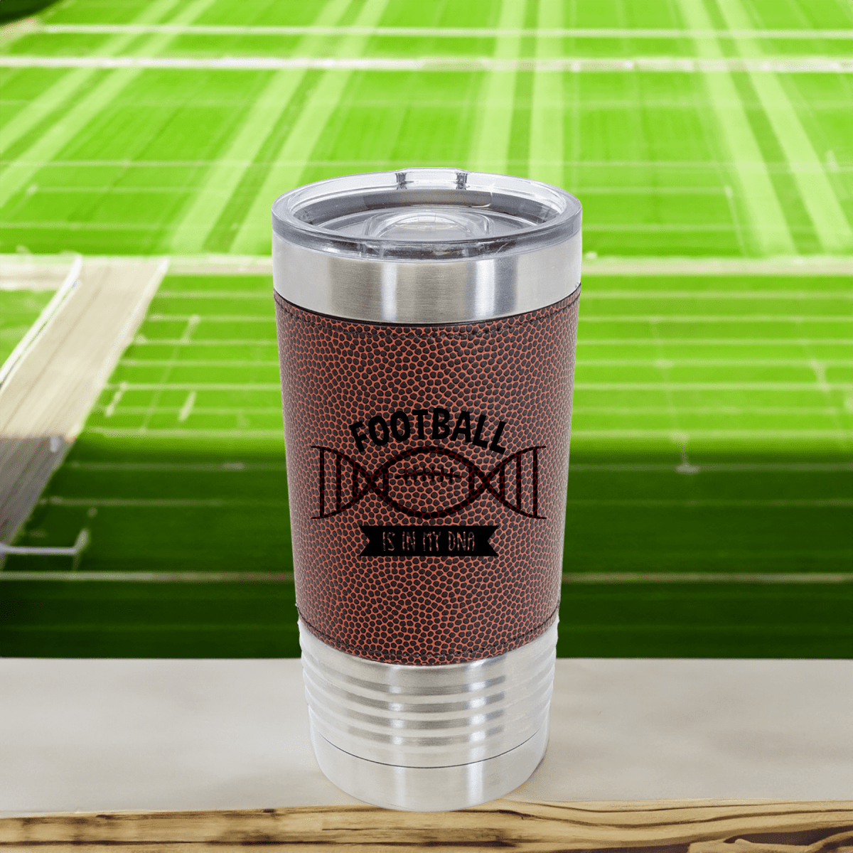Unique Personalized Football Roots Run Deep Football Tumbler Customized Football Tumbler Gifts for Men by Groovy Guy