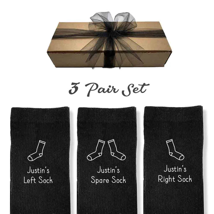 Unique Personalized OCD Socks Customized Socks Gifts for Men by Groovy Guy