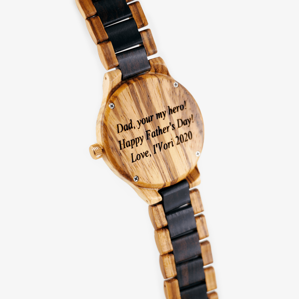 Unique Personalized Personalized Wooden Watch for Nature Lover Customized Watches Gifts for Men by Groovy Guy
