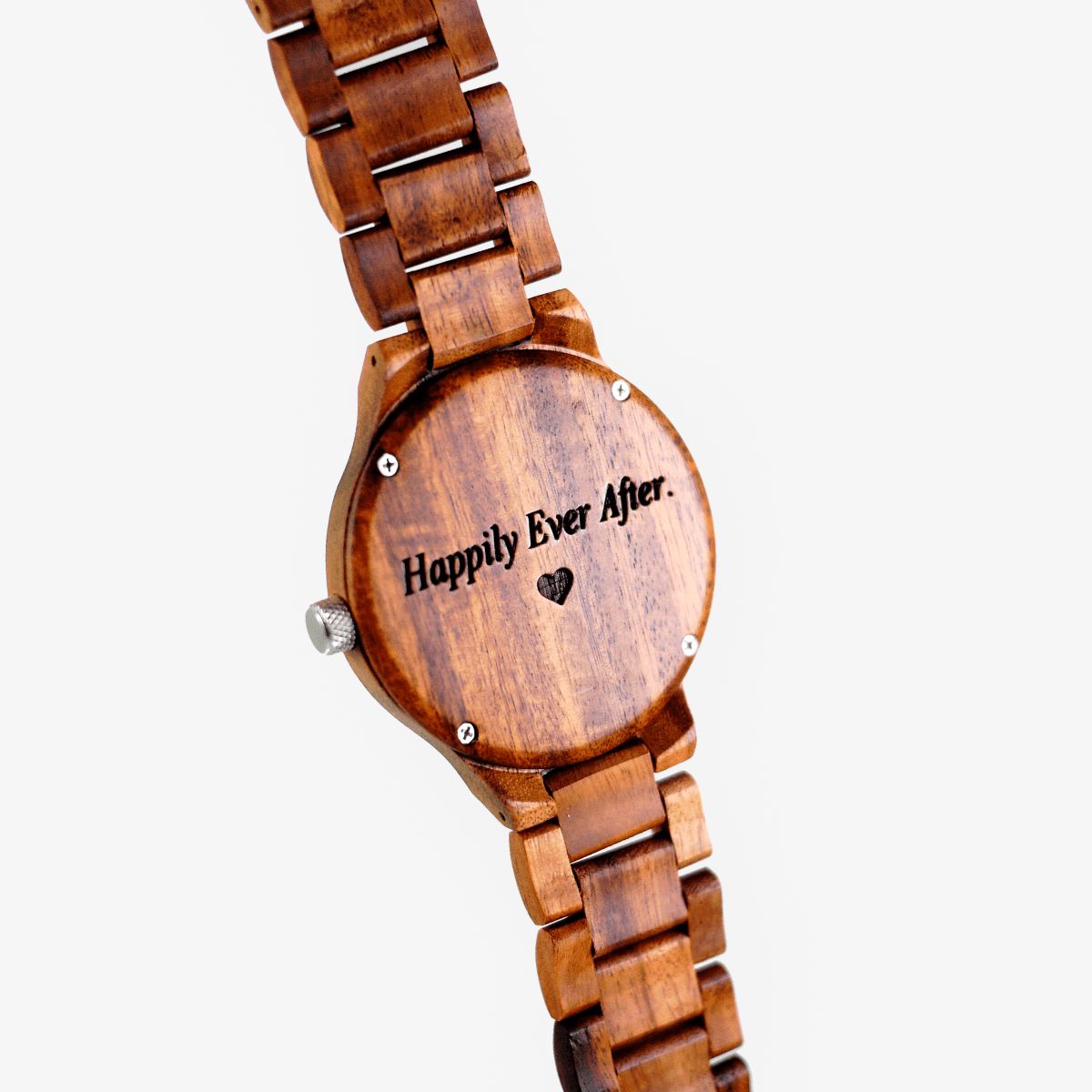 Unique Personalized Navy Rose Wood Watch Customized Watches Gifts for Men by Groovy Guy