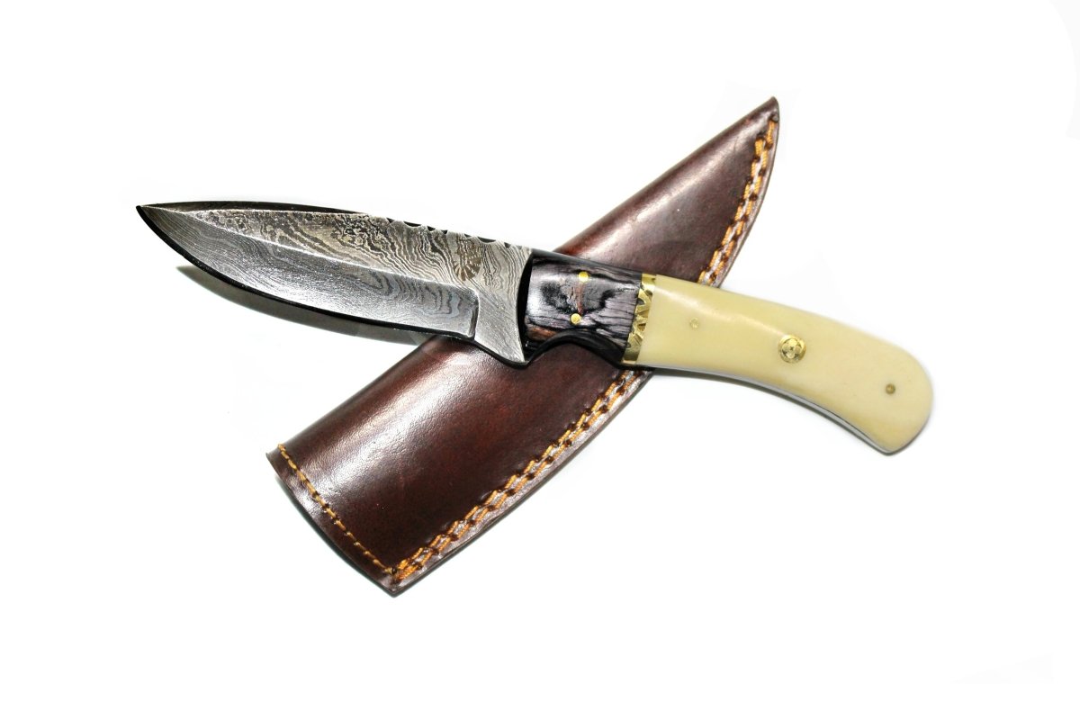 Unique Personalized Damascus Survival knife Customized Damascus Knife Gifts for Men by Groovy Guy