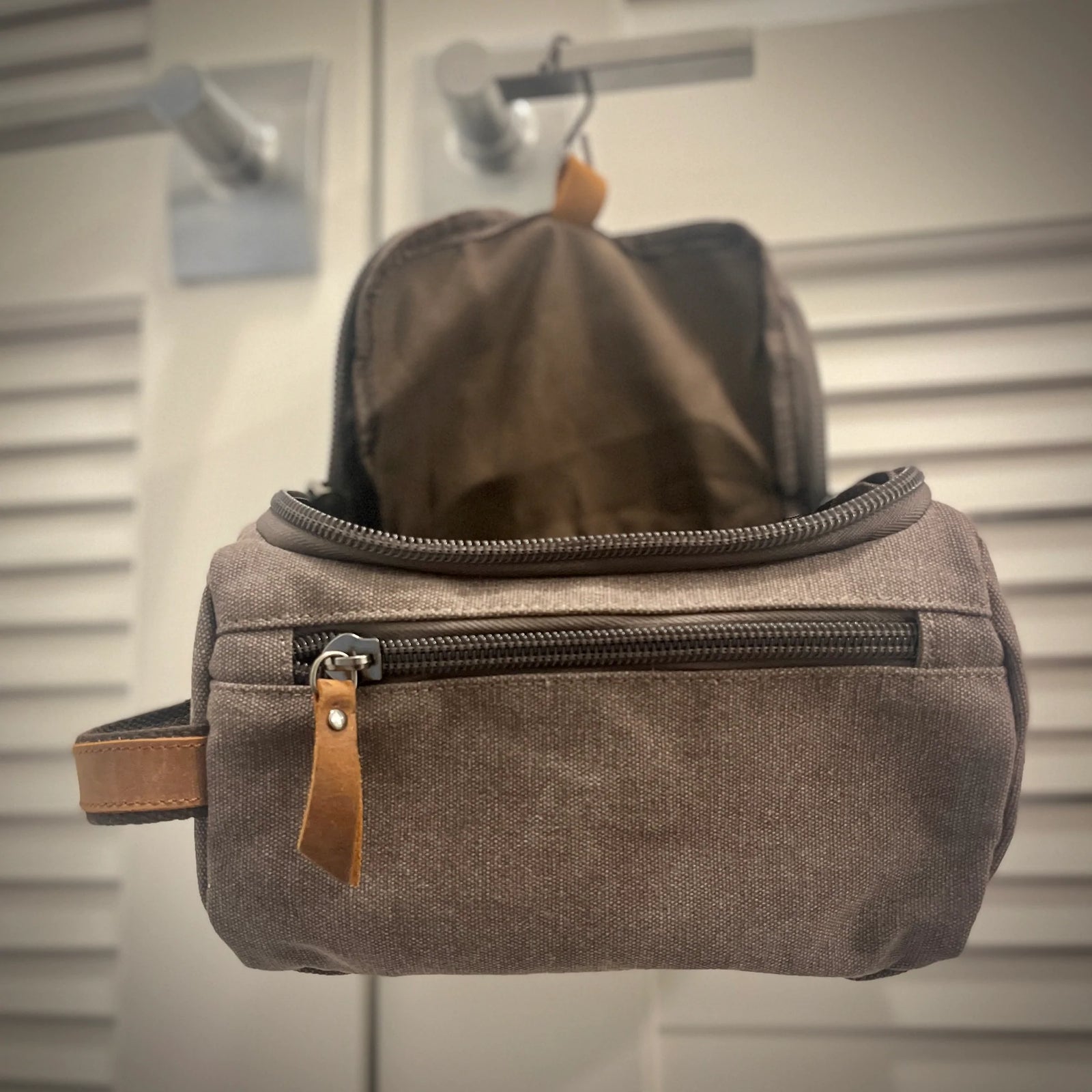 Unique Personalized Stylish Personalized Hanging Toiletry Bag for Men Customized Personalized Toiletry Bag Gifts for Men by Groovy Guy