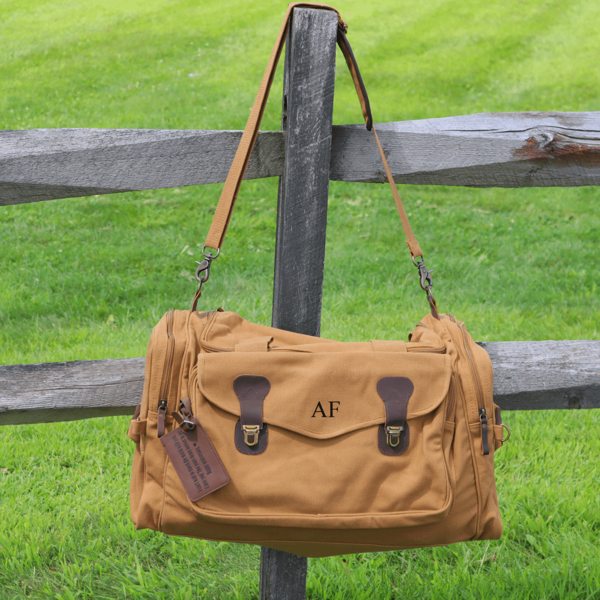 Unique Personalized Sappy Traveler Duffle Customized Gifts for Men by Groovy Guy