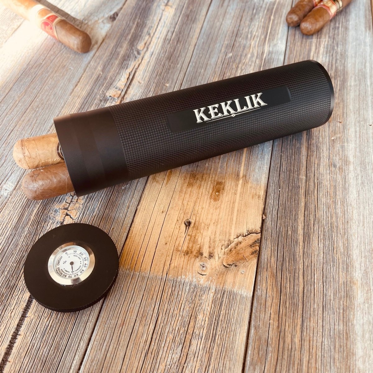 Unique Personalized Stogies To Go Metal Cigar Humidor Customized Cigar Gifts for Men by Groovy Guy