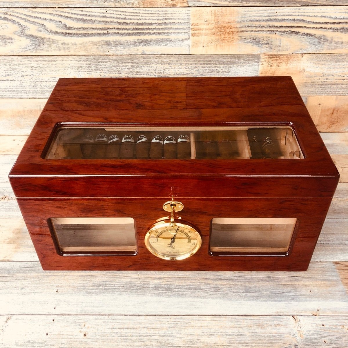 Unique Personalized Luxury Cigar Humidor Customized Humidor Gifts for Men by Groovy Guy