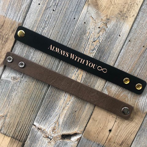 Unique Personalized Cuff Guy Anniversary Bracelet Customized Bracelet Gifts for Men by Groovy Guy