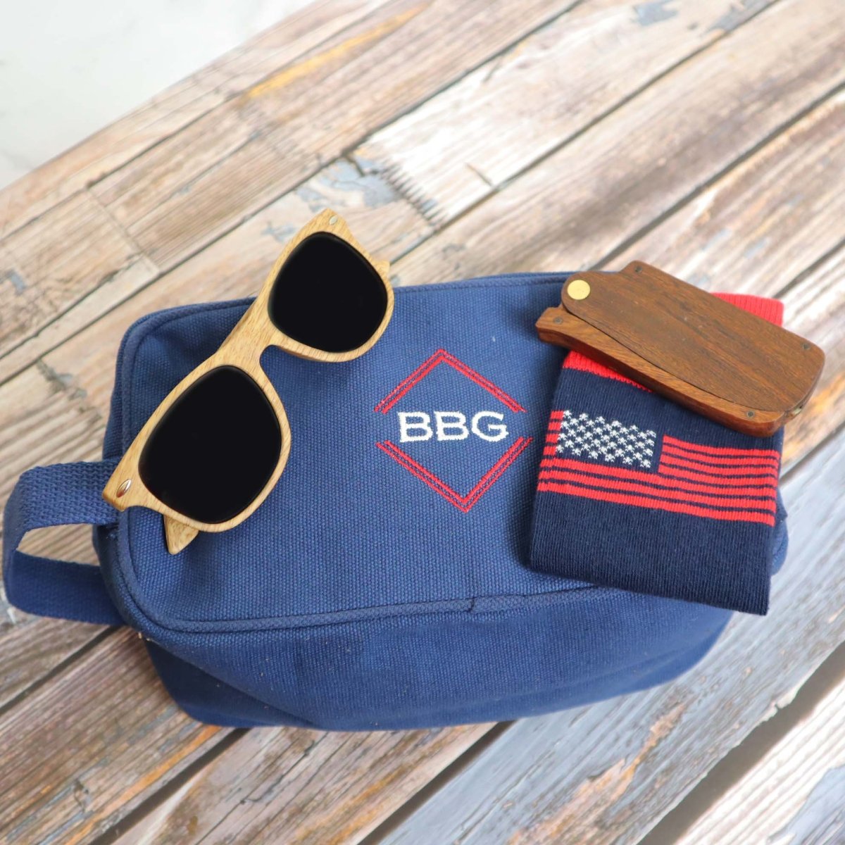 Unique Personalized All American Man Customized Gifts for Men by Groovy Guy