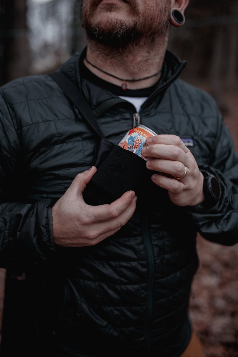 Unique Personalized Suds Slinger Beer Sleeve Customized Cooler Gifts for Men by Groovy Guy