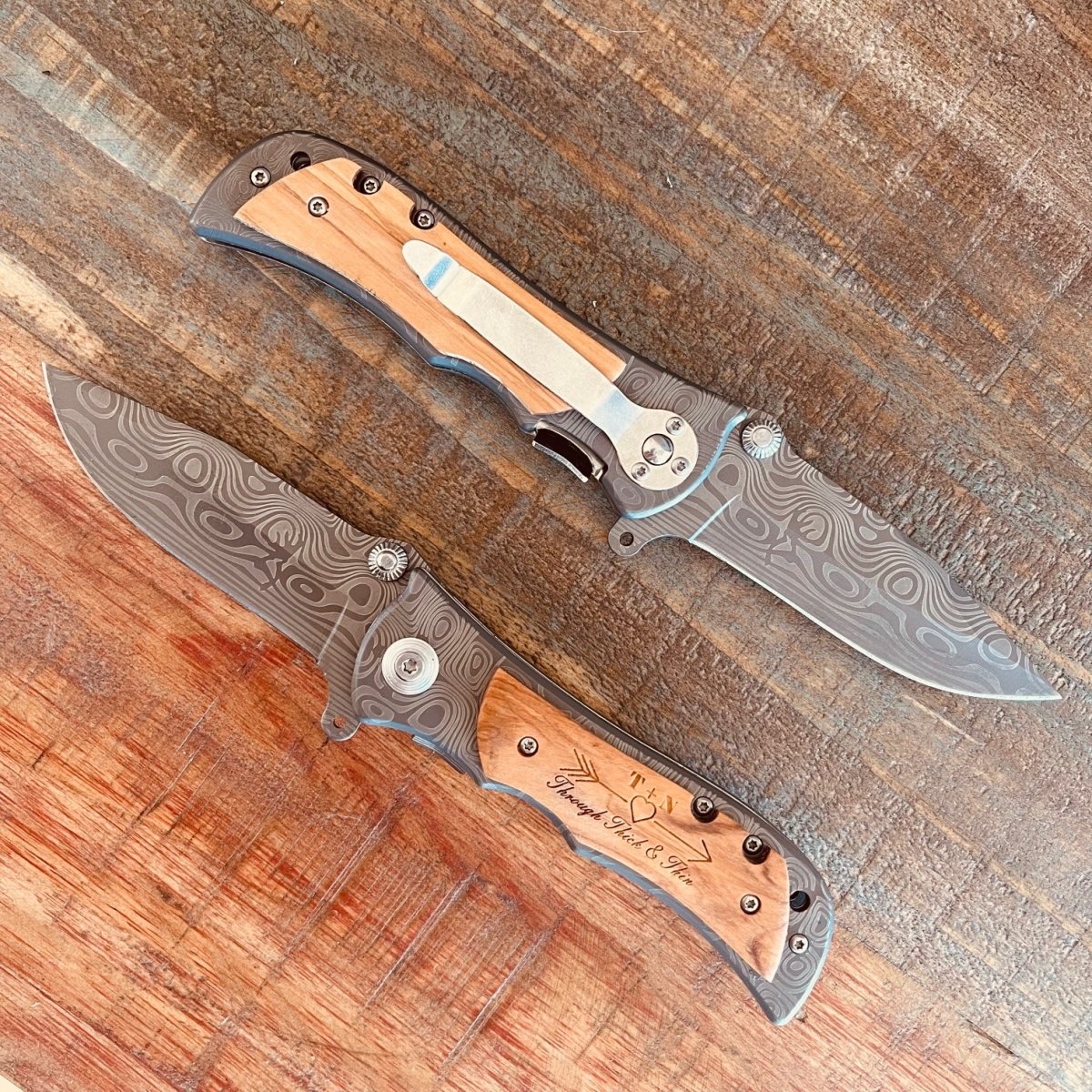 Unique Personalized Knife to Remember Customized Anniversary Gifts for Men by Groovy Guy