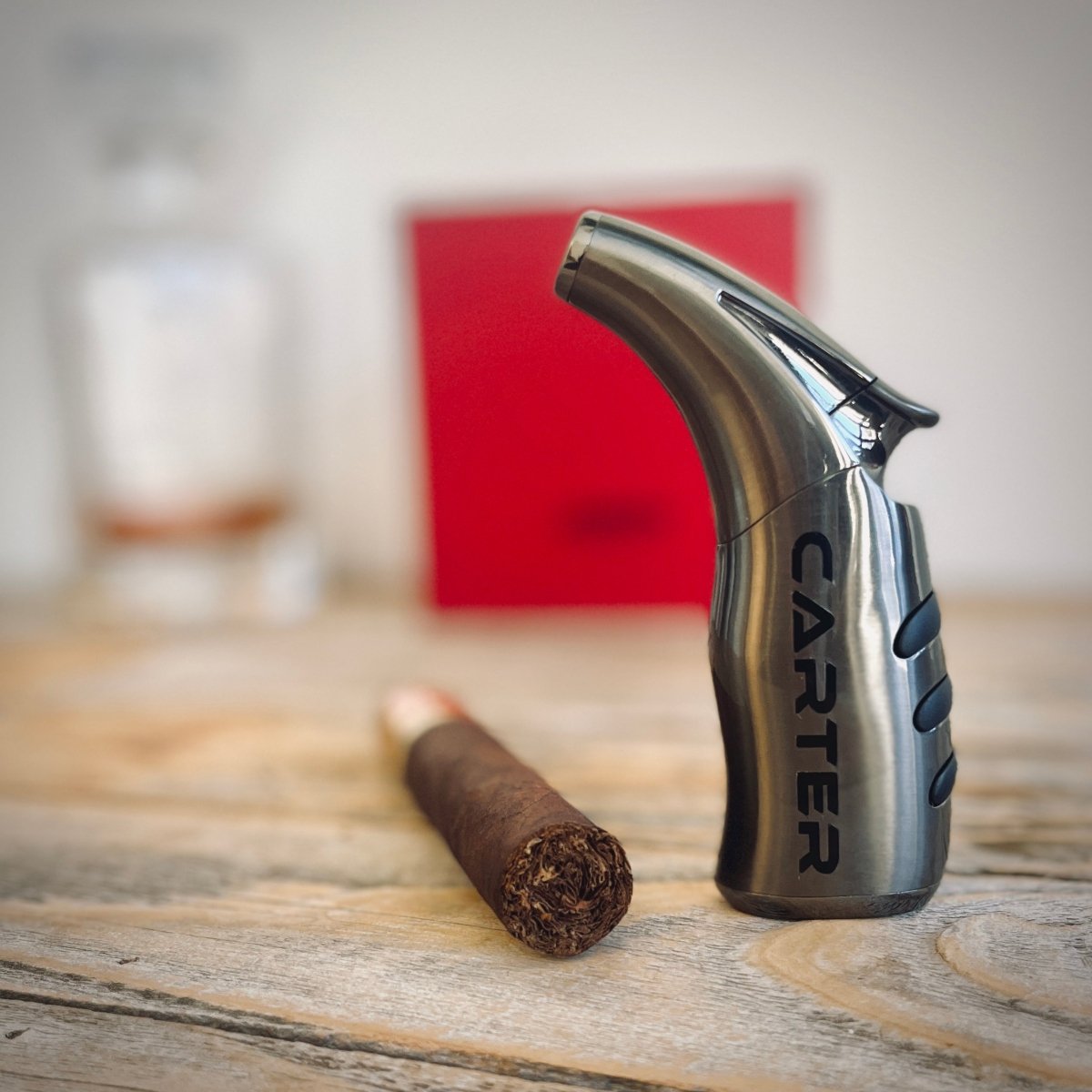 Unique Personalized Armored Torch Customized Lighter Gifts for Men by Groovy Guy