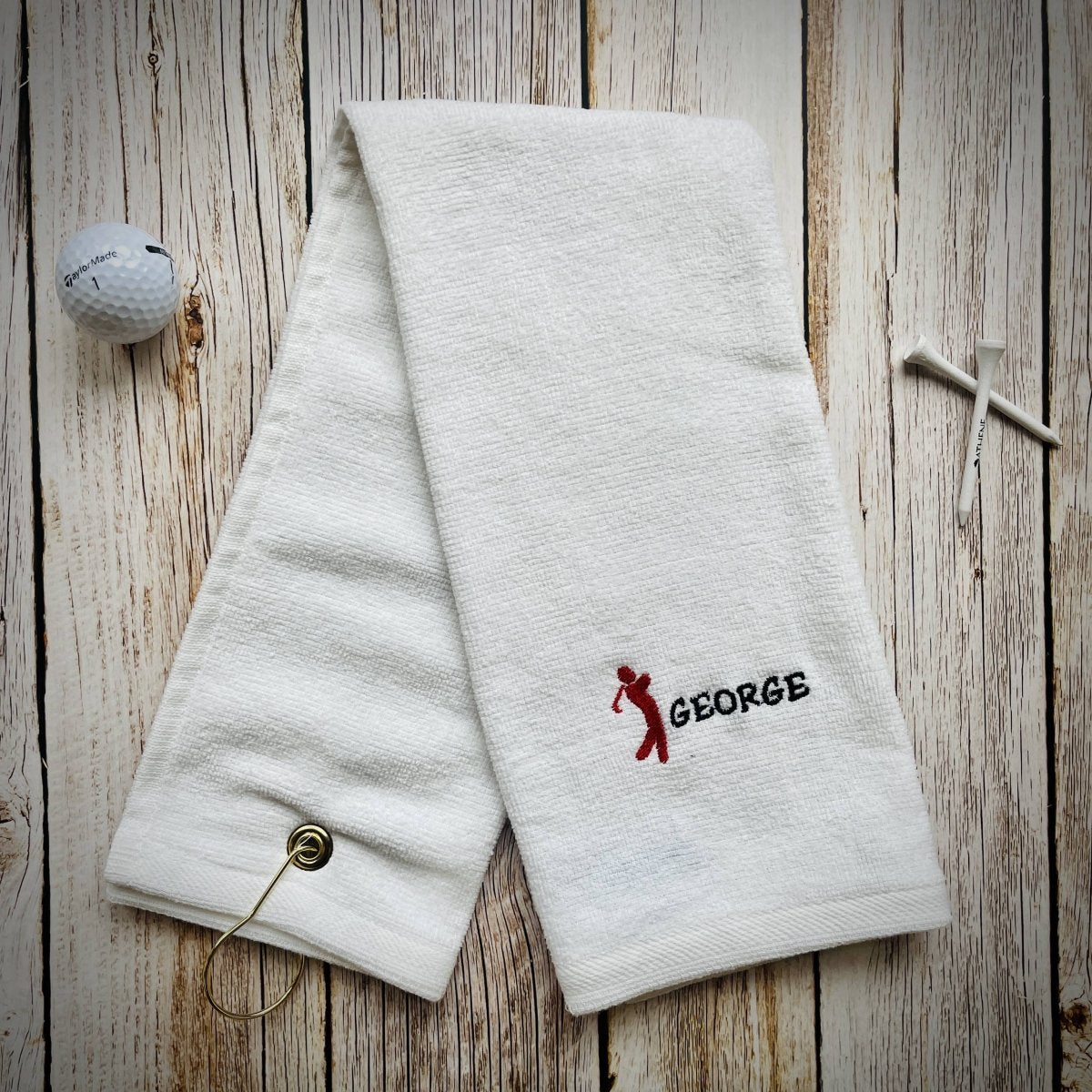 Unique Personalized Custom Golf Towel Customized Personalized Golf Towel Gifts for Men by Groovy Guy