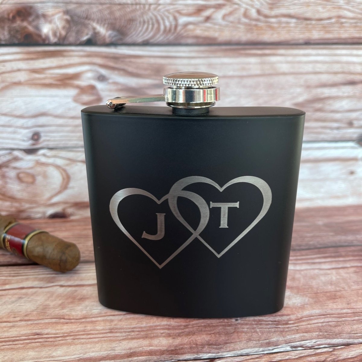 Unique Personalized Forever Flask Customized Valentines Gifts for Men by Groovy Guy