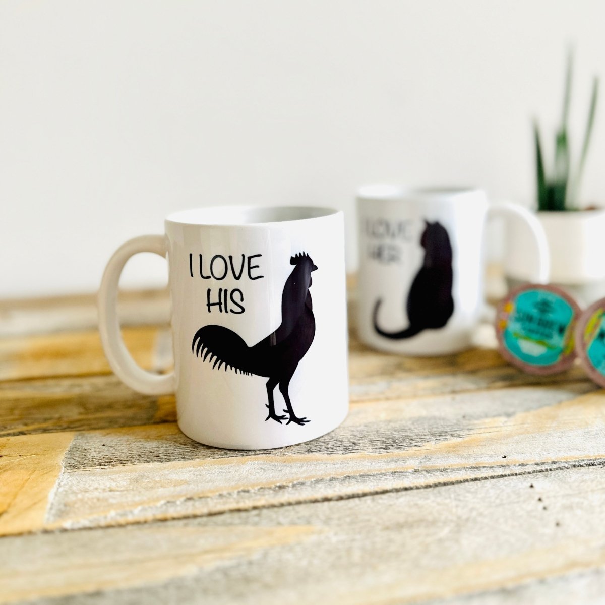 Unique Personalized Naughty Mug Set Customized Valentines Gifts for Men by Groovy Guy