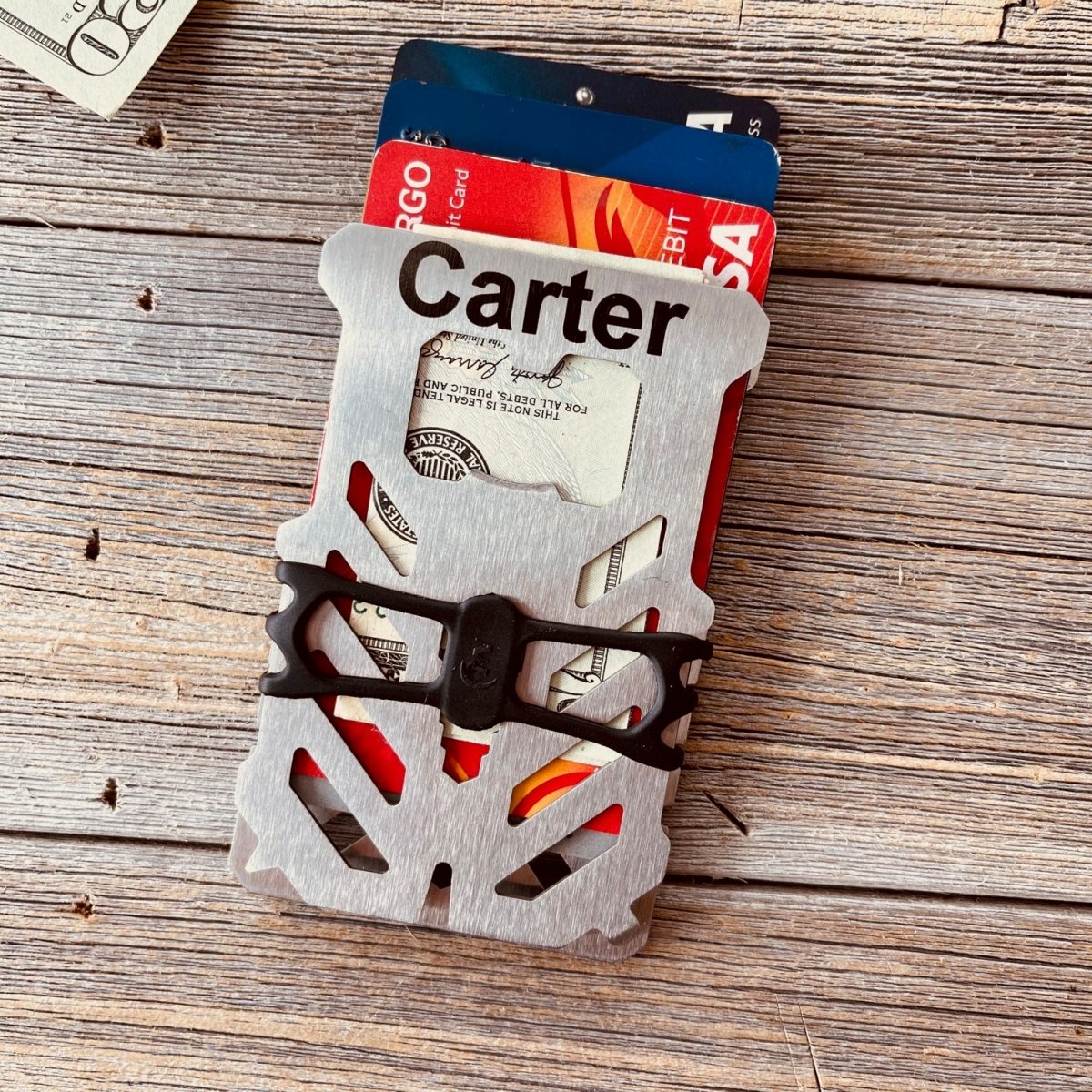 Unique Personalized Personalized Multi Tool Wallet Customized Hunting & Survival Knives Gifts for Men by Groovy Guy