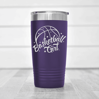 Purple basketball tumbler Lady Of The Court