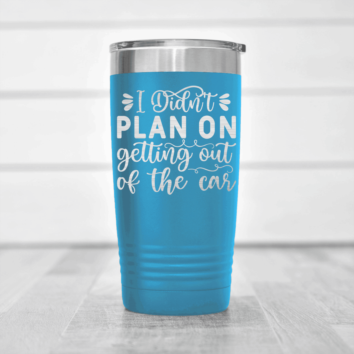 Light Blue funny tumbler Lets Go Back Home