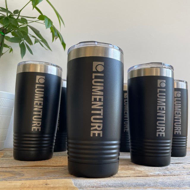 Unique Personalized Custom Logo Tumbler Customized Gifts for Men by Groovy Guy