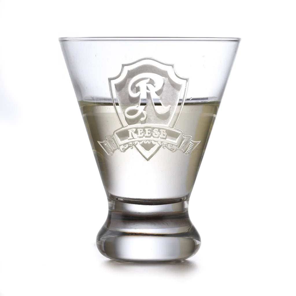 Unique Personalized Engraved Cosmopolitan Glass Customized Drinkware Gifts for Men by Groovy Guy